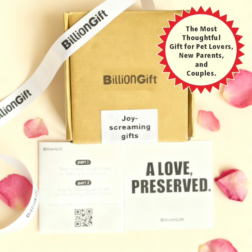 Personalized Memorial Resin Bead Phone Strap DIY Kit - Encapsulate Pet Hair, Loved One's Hair, Baby Hair or Ashes in Resin Bead