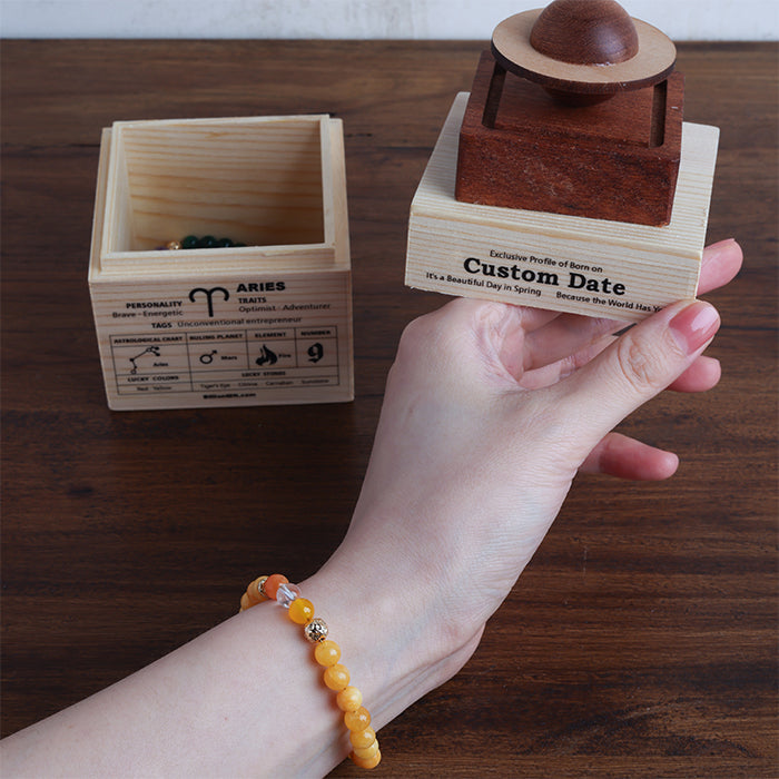 March 27th Birthdate Bracelet